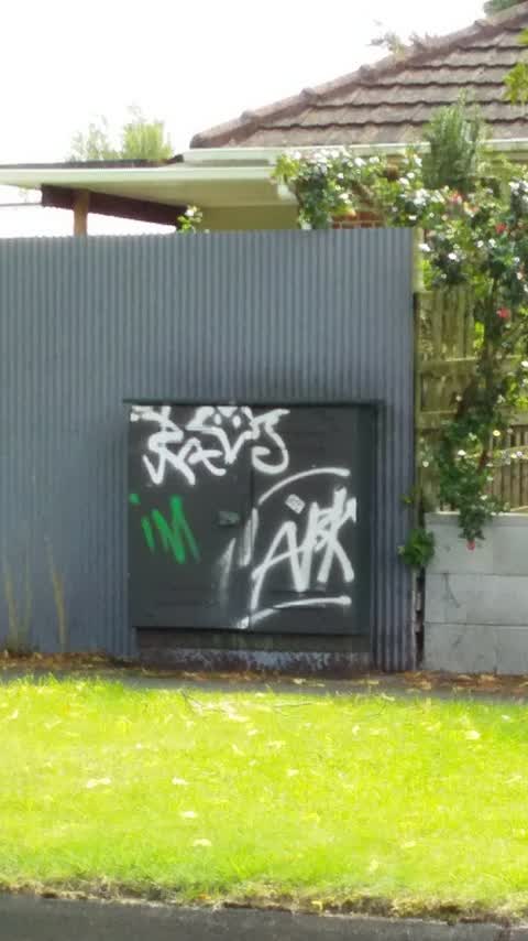 Graffiti, a report photo