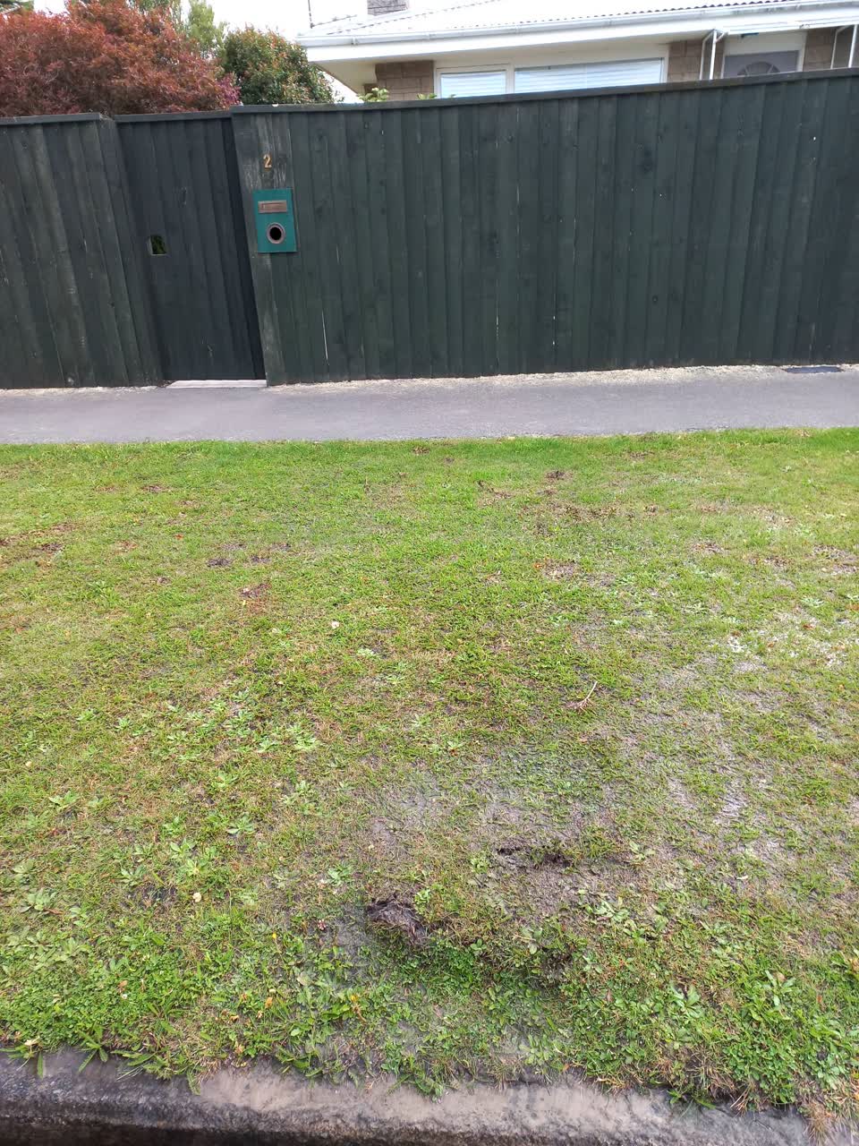 The photograph attached to this water leak report