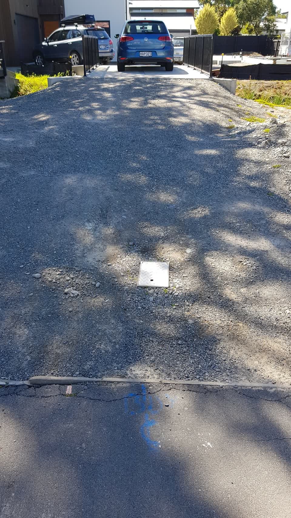 The photograph attached to this water leak report