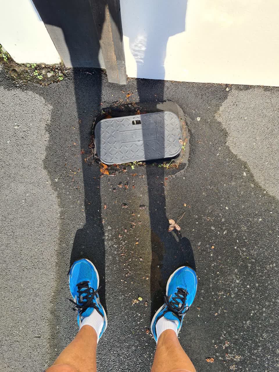 The photograph attached to this water leak report