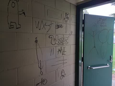 Graffiti, a report photo