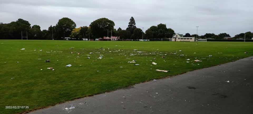 The photograph attached to this parks report