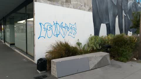 Graffiti, a report photo