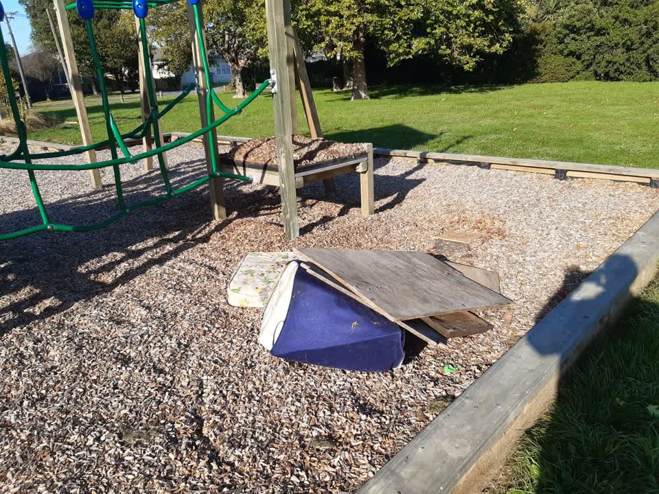 The photograph attached to this parks report
