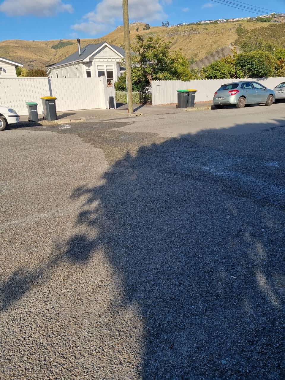 The photograph attached to this water leak report