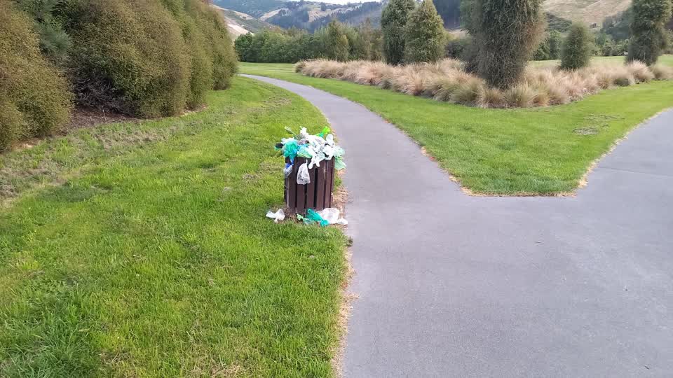 The photograph attached to this rubbish/recycling report