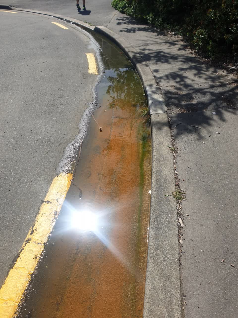 The photograph attached to this wastewater/stormwater report