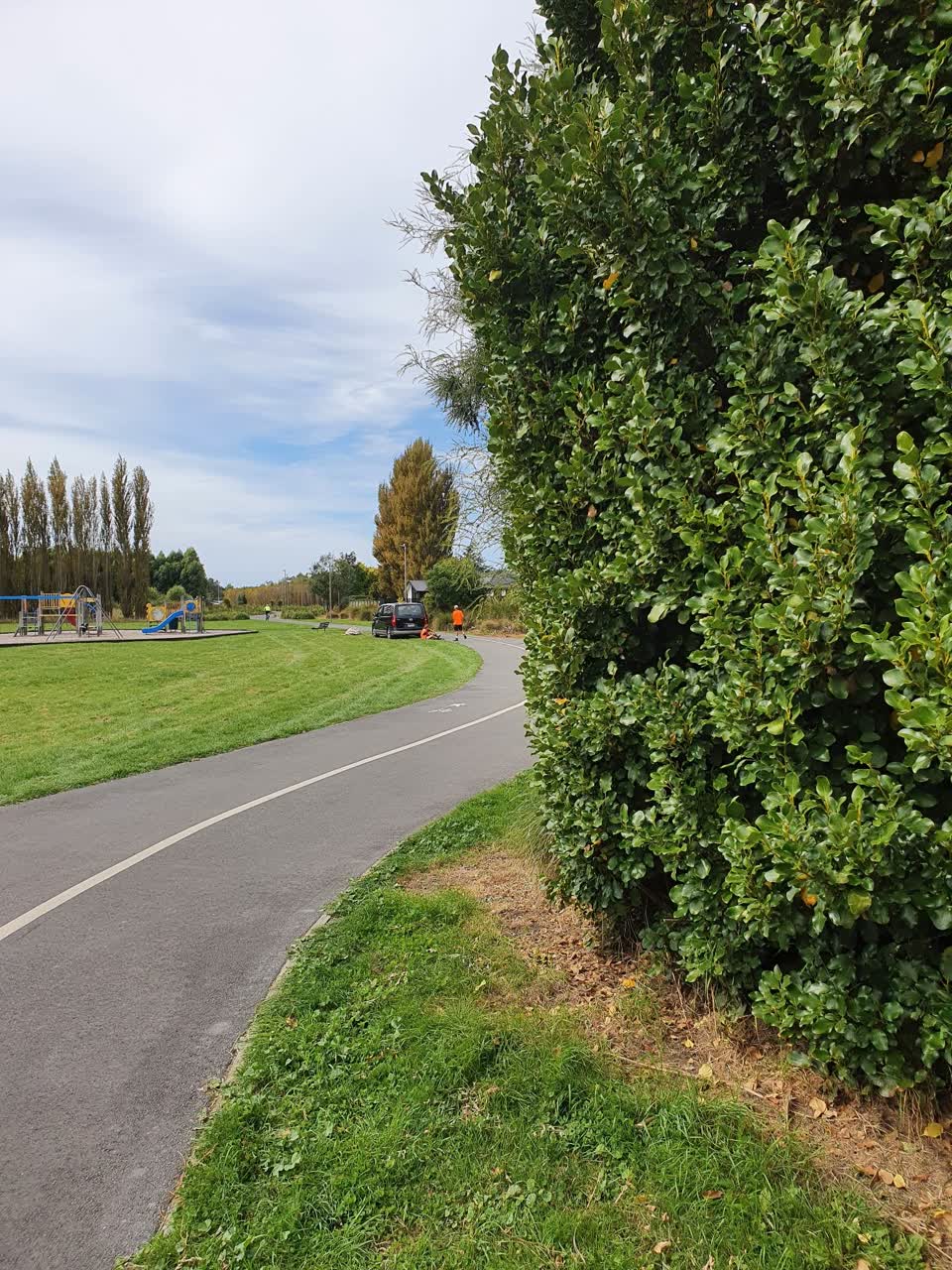 The photograph attached to this parks report