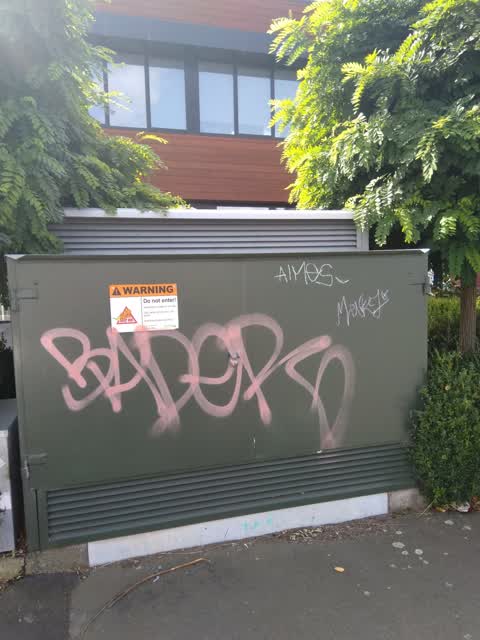 Graffiti, a report photo