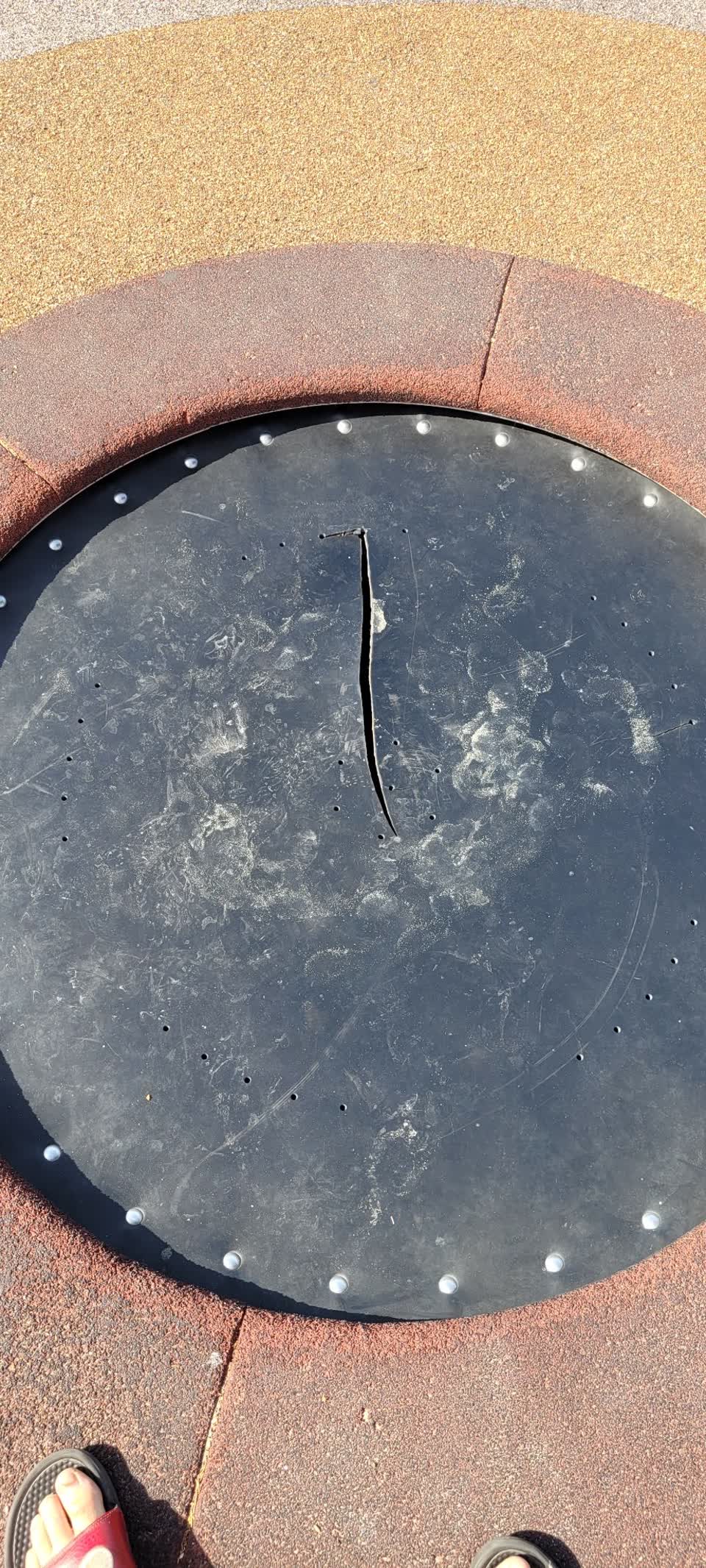 The photograph attached to this parks report
