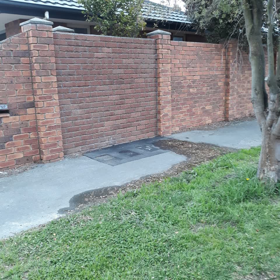 The photograph attached to this water leak report
