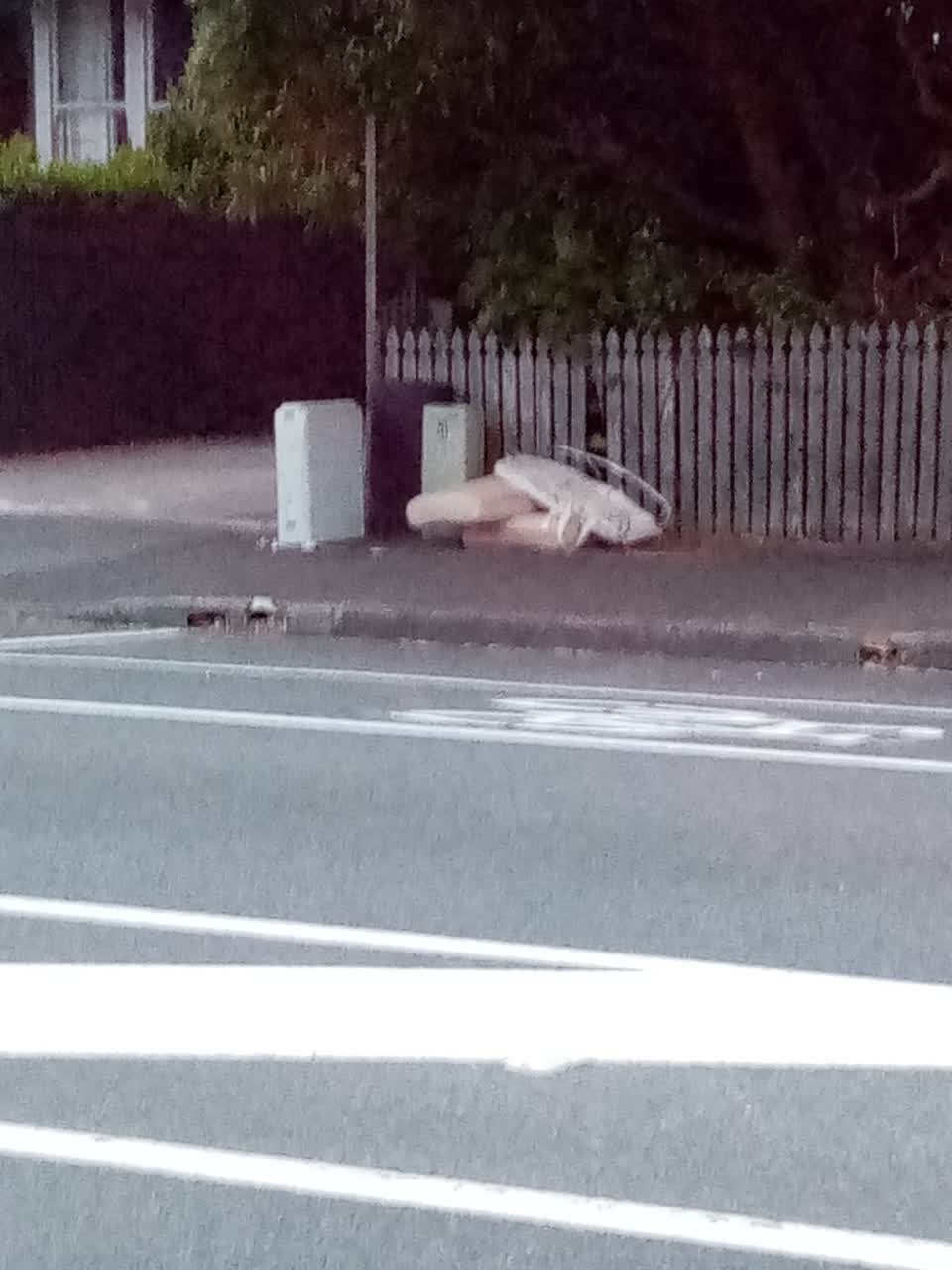 The photograph attached to this rubbish/recycling report
