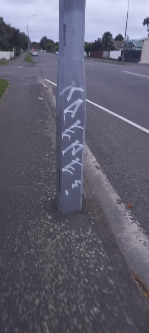 Graffiti, a report photo