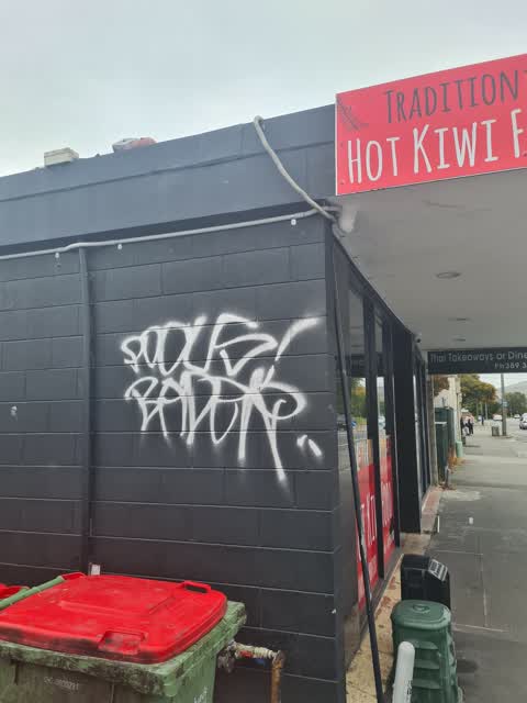 Graffiti, a report photo
