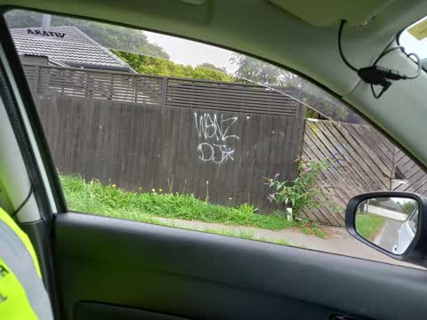 Graffiti, a report photo