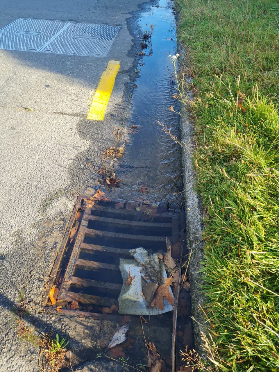The photograph attached to this wastewater/stormwater report