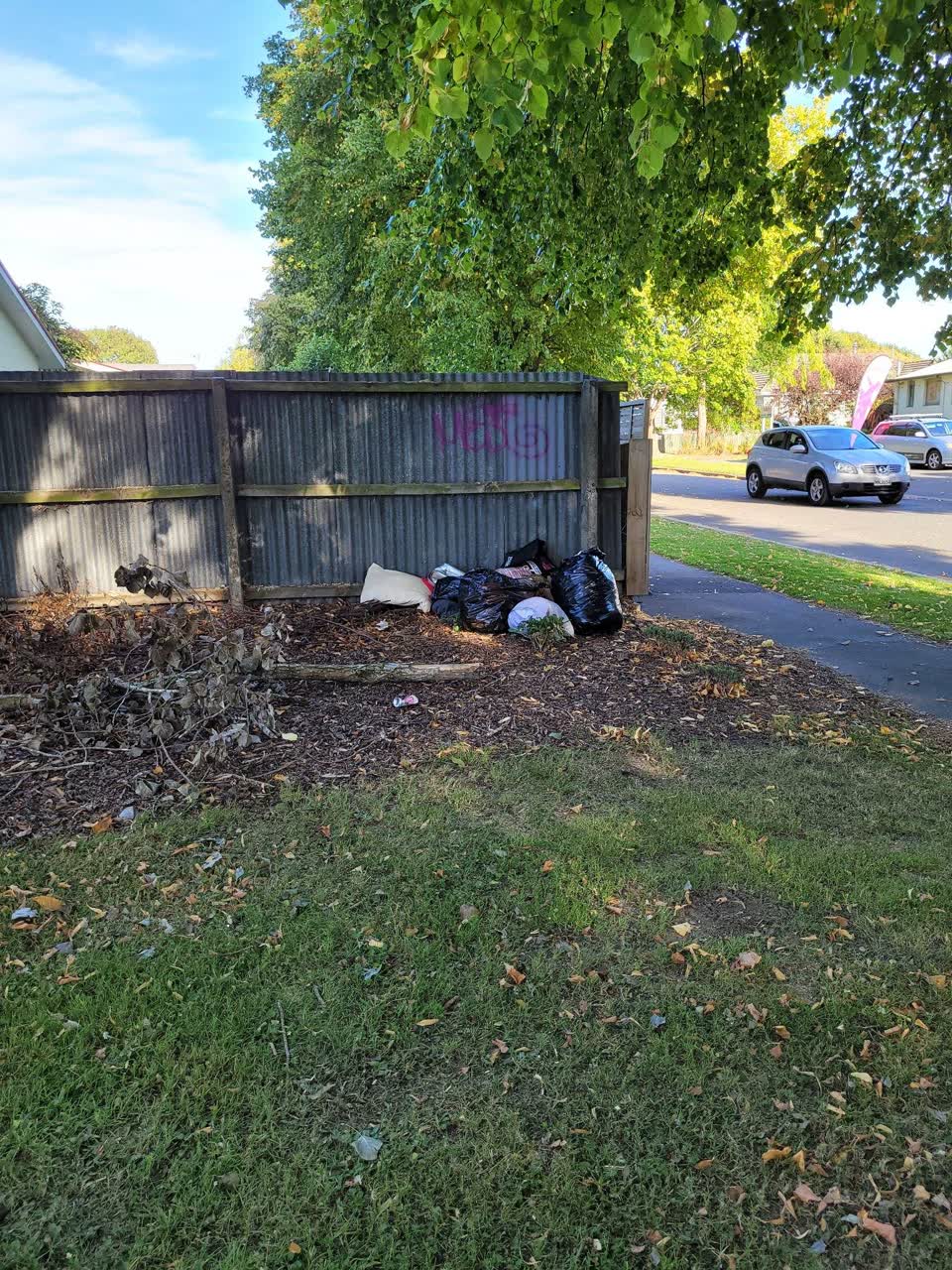 The photograph attached to this rubbish/recycling report