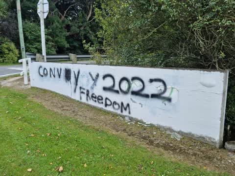 Graffiti, a report photo