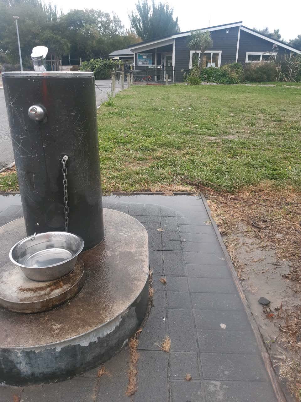 The photograph attached to this water leak report