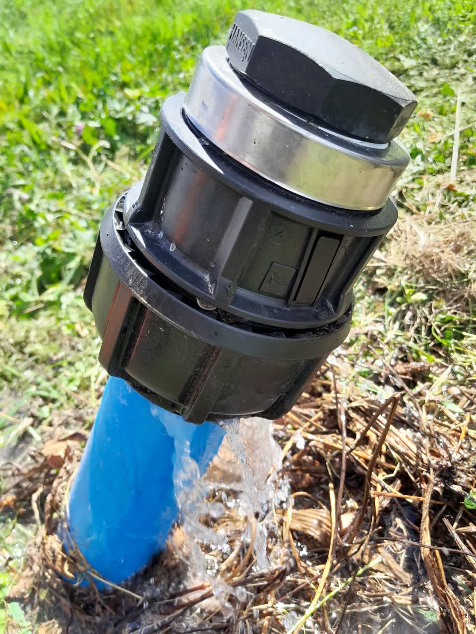 The photograph attached to this flooding report