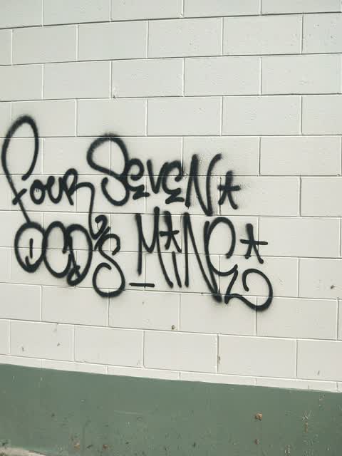 Graffiti, a report photo