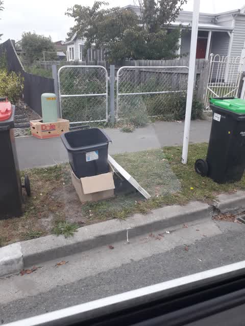 Rubbish/Recycling, a report photo