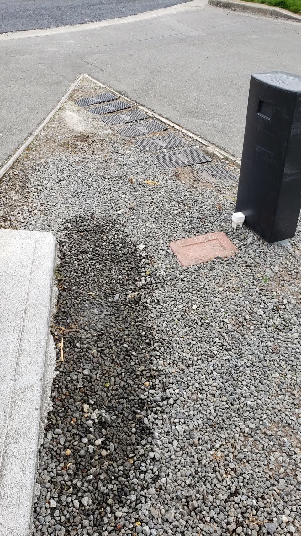 The photograph attached to this water leak report