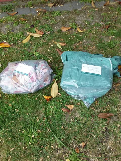 Rubbish/Recycling, a report photo