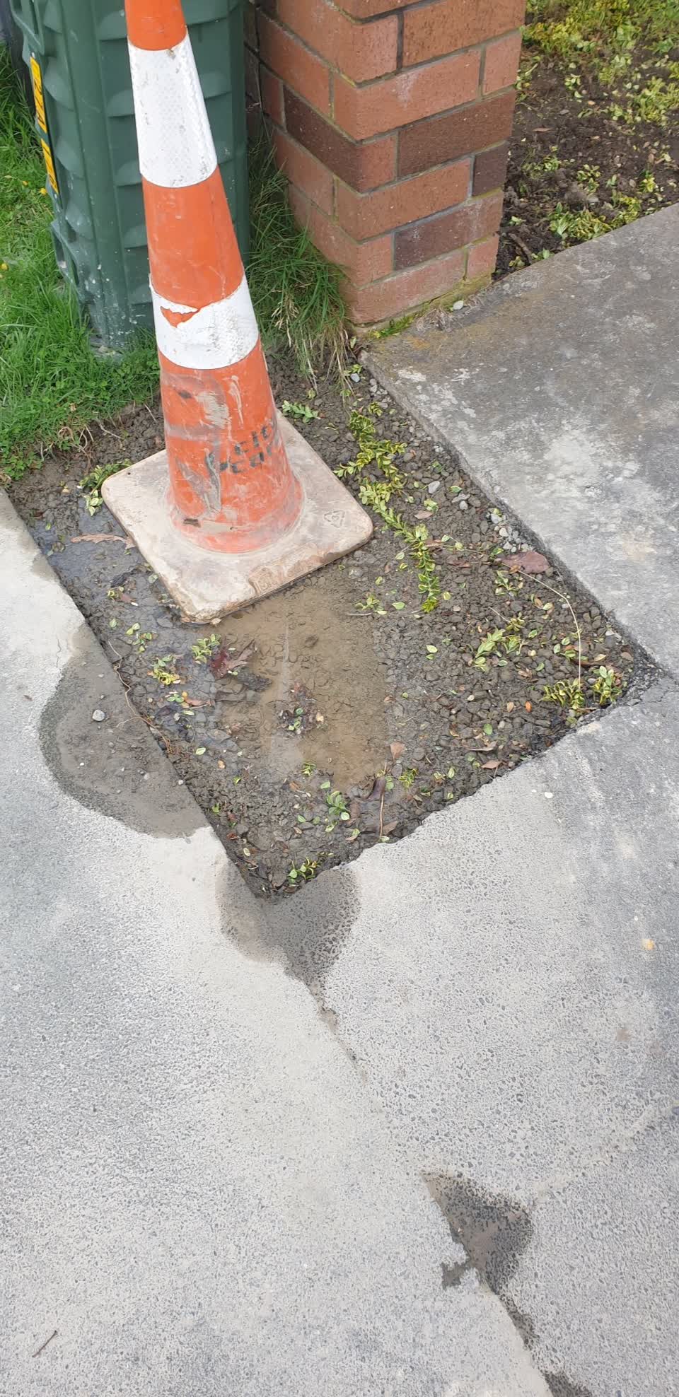 The photograph attached to this water supply report