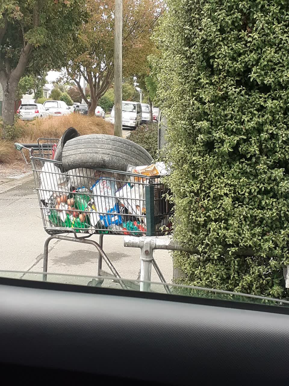 The photograph attached to this rubbish/recycling report
