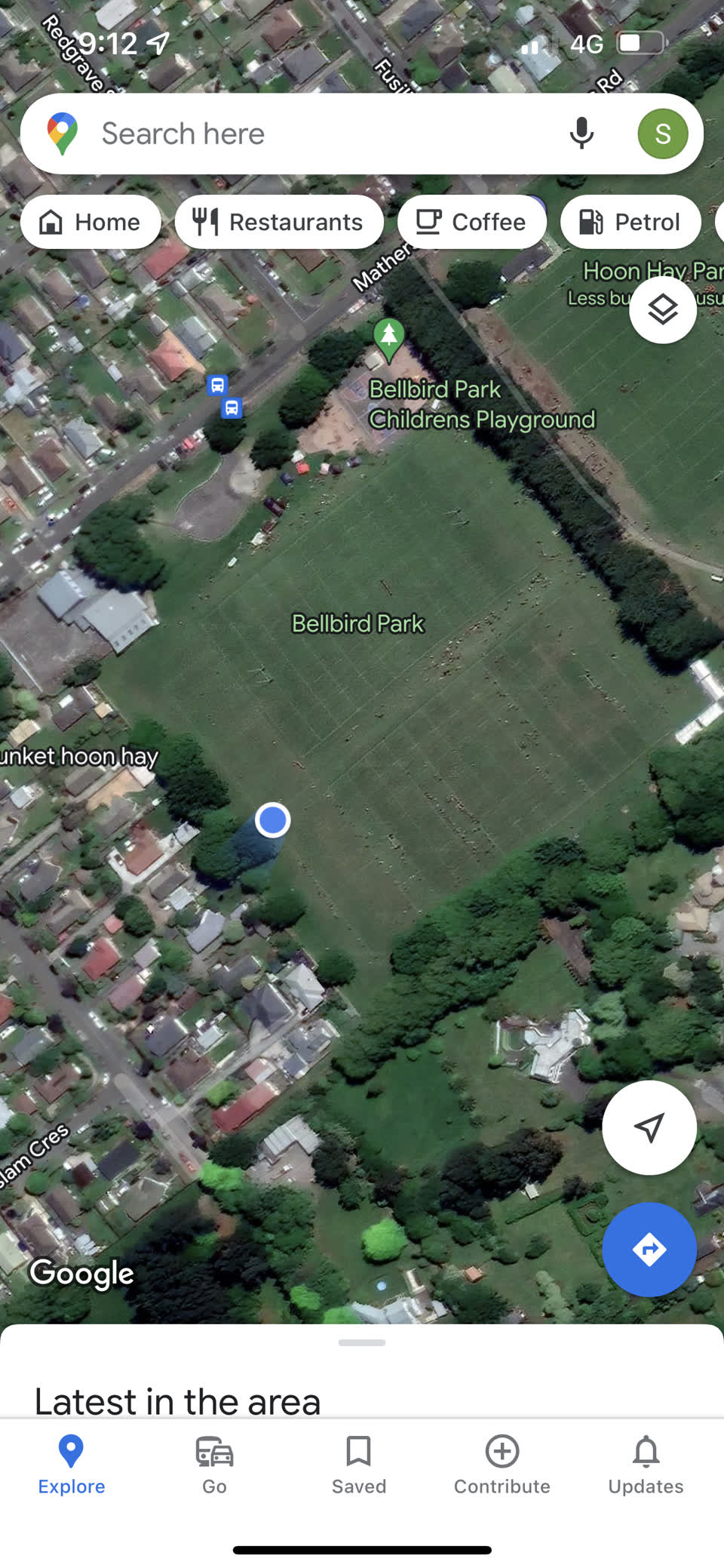 The photograph attached to this parks report