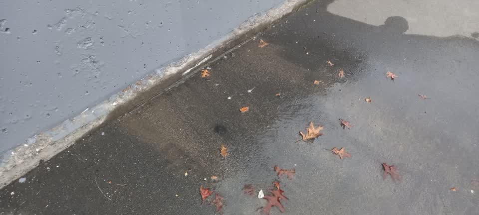 The photograph attached to this water leak report