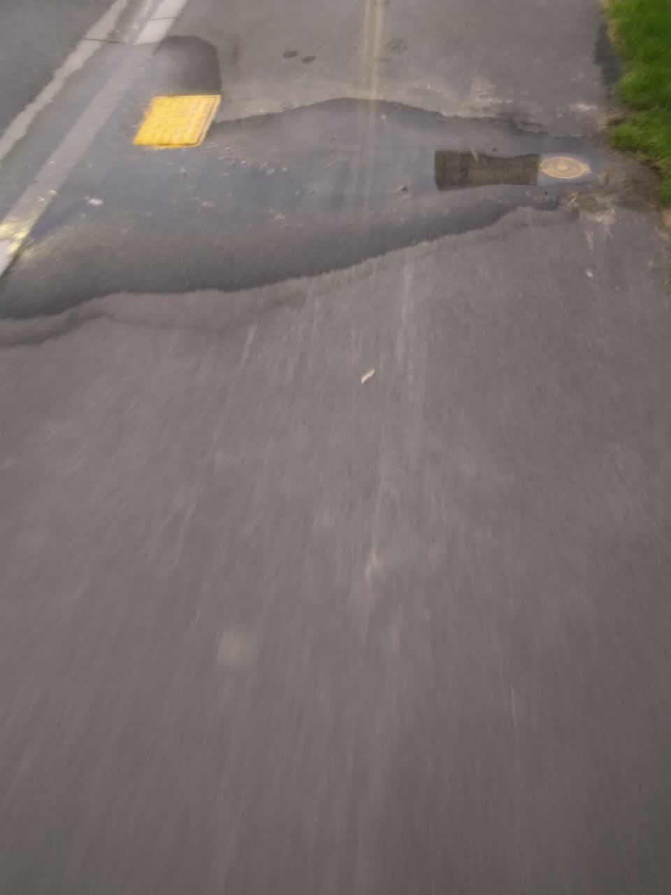 The photograph attached to this water leak report