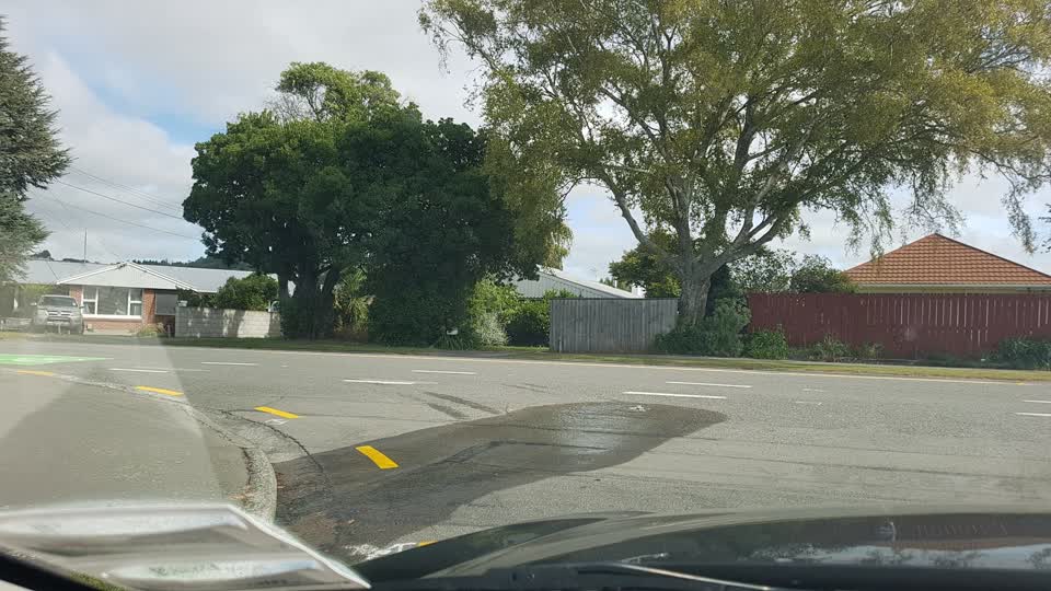 The photograph attached to this water leak report