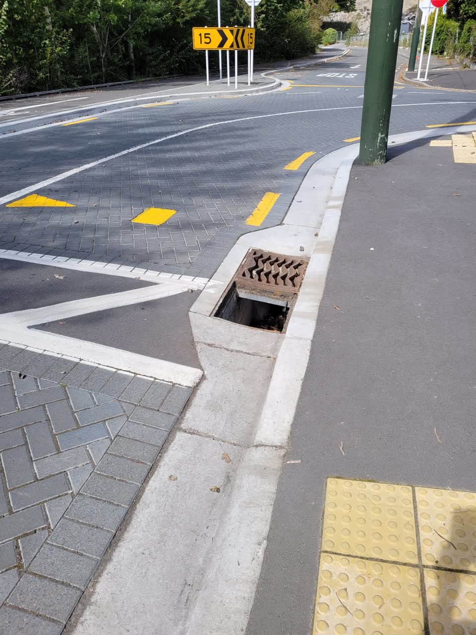 The photograph attached to this wastewater/stormwater report