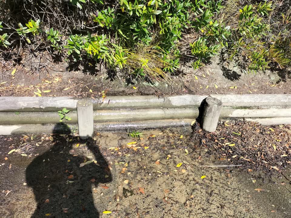 The photograph attached to this water leak report