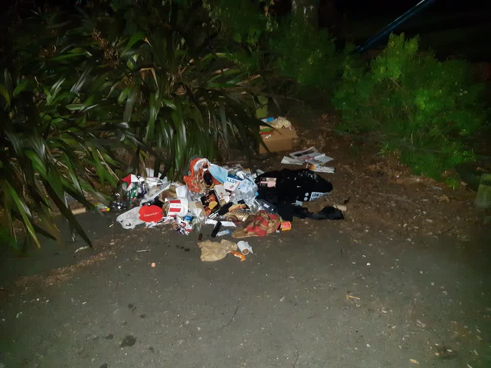 The photograph attached to this rubbish/recycling report