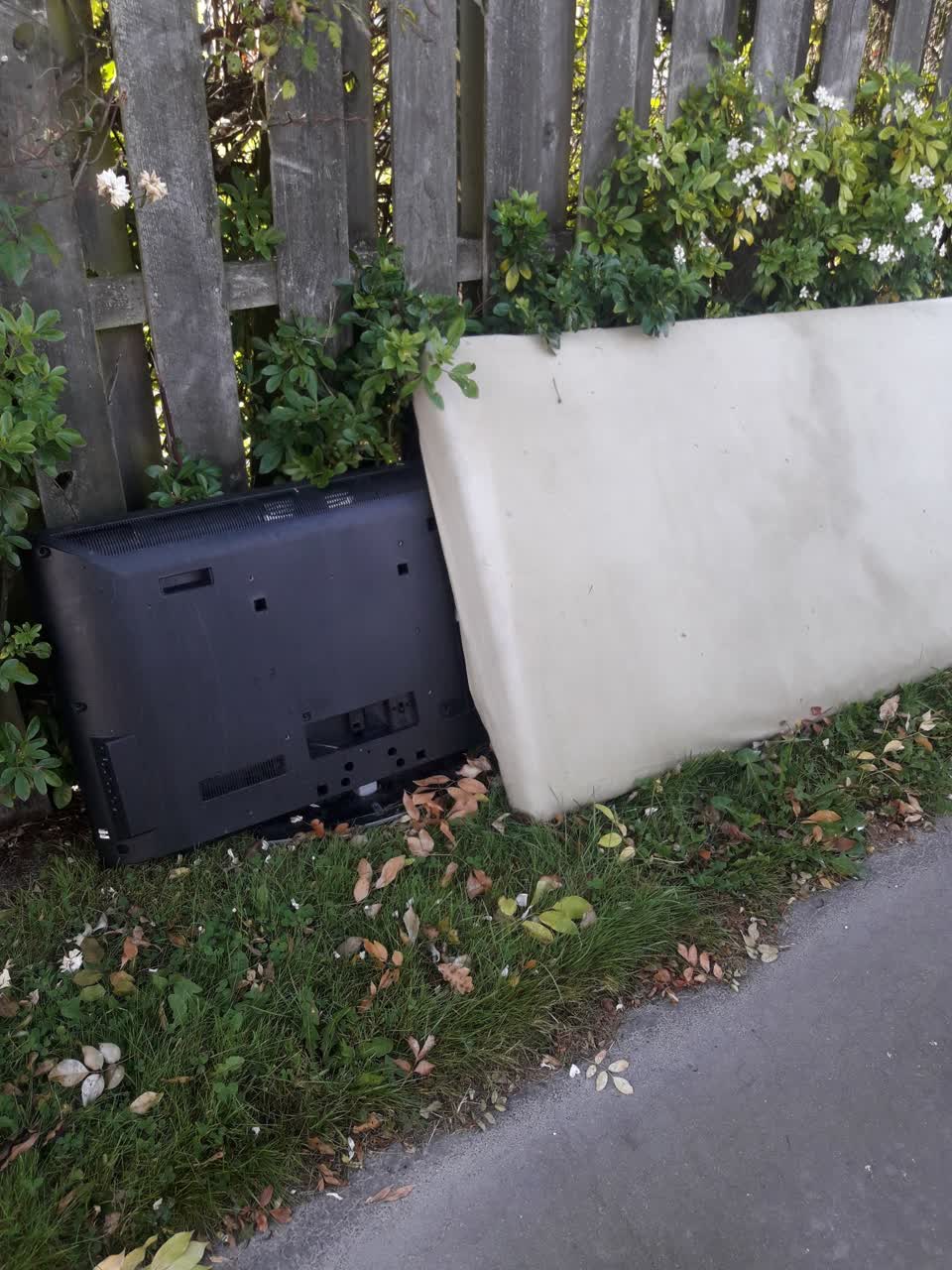 The photograph attached to this rubbish/recycling report