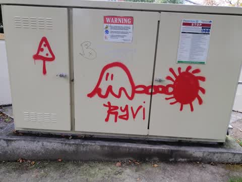 Graffiti, a report photo