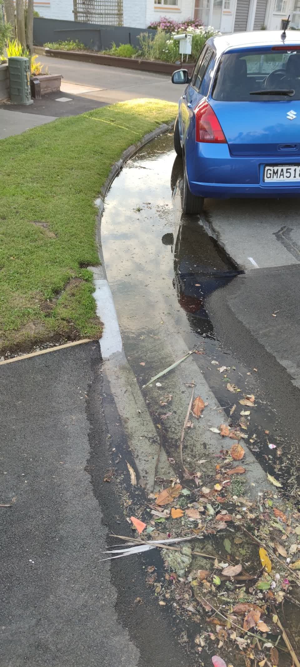 The photograph attached to this wastewater/stormwater report