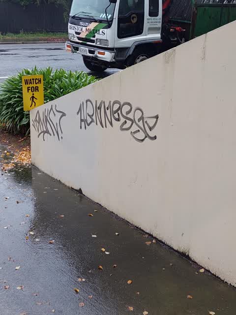 Graffiti, a report photo