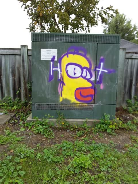 Graffiti, a report photo