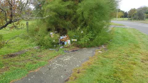 Rubbish/Recycling, a report photo