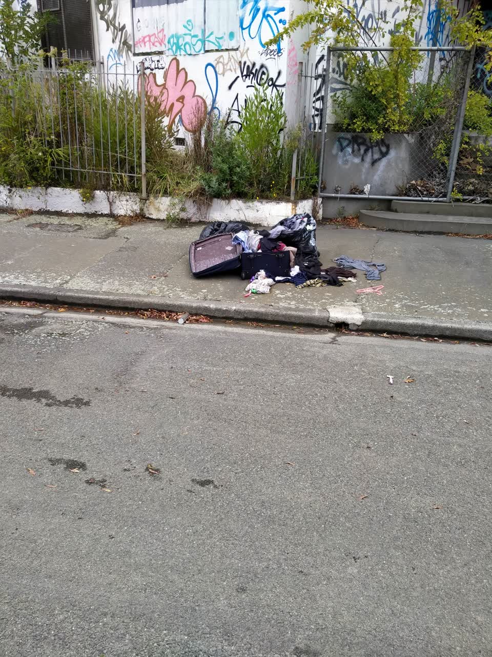 The photograph attached to this rubbish/recycling report