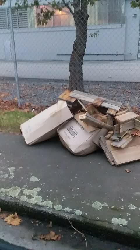 Rubbish/Recycling, a report photo