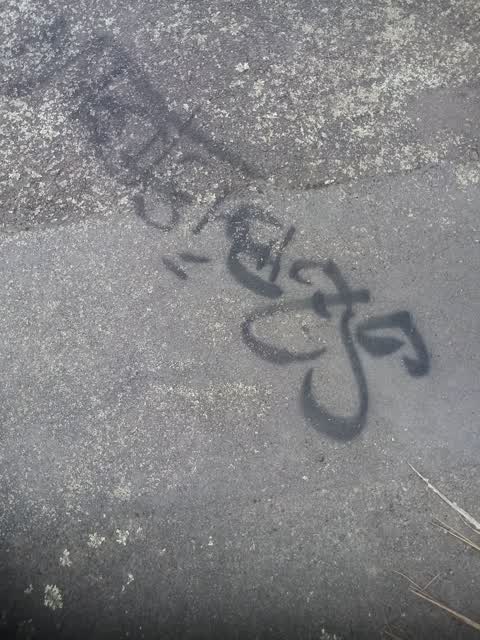 Graffiti, a report photo