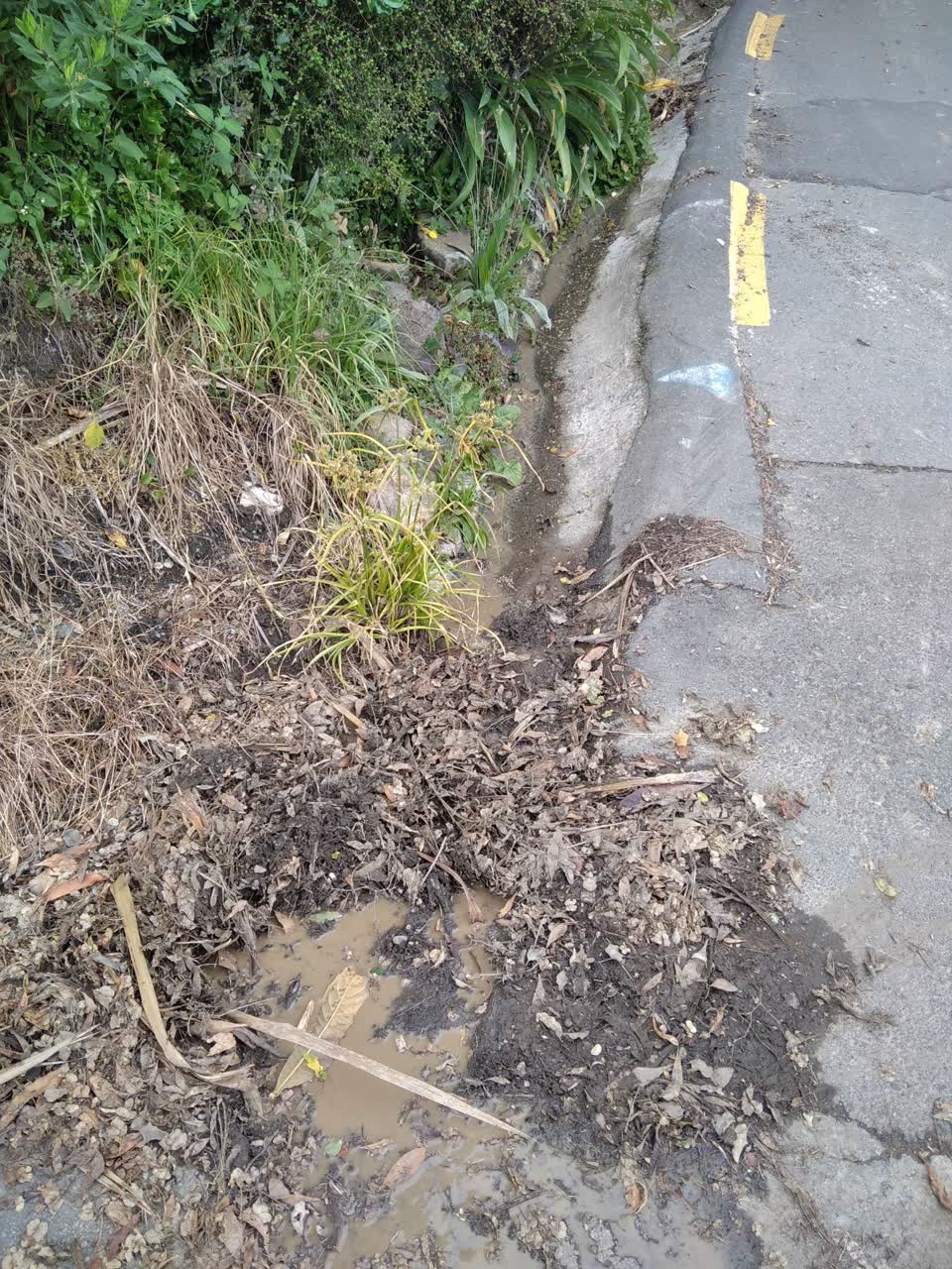 The photograph attached to this wastewater/stormwater report