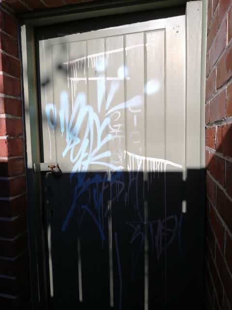 Graffiti, a report photo