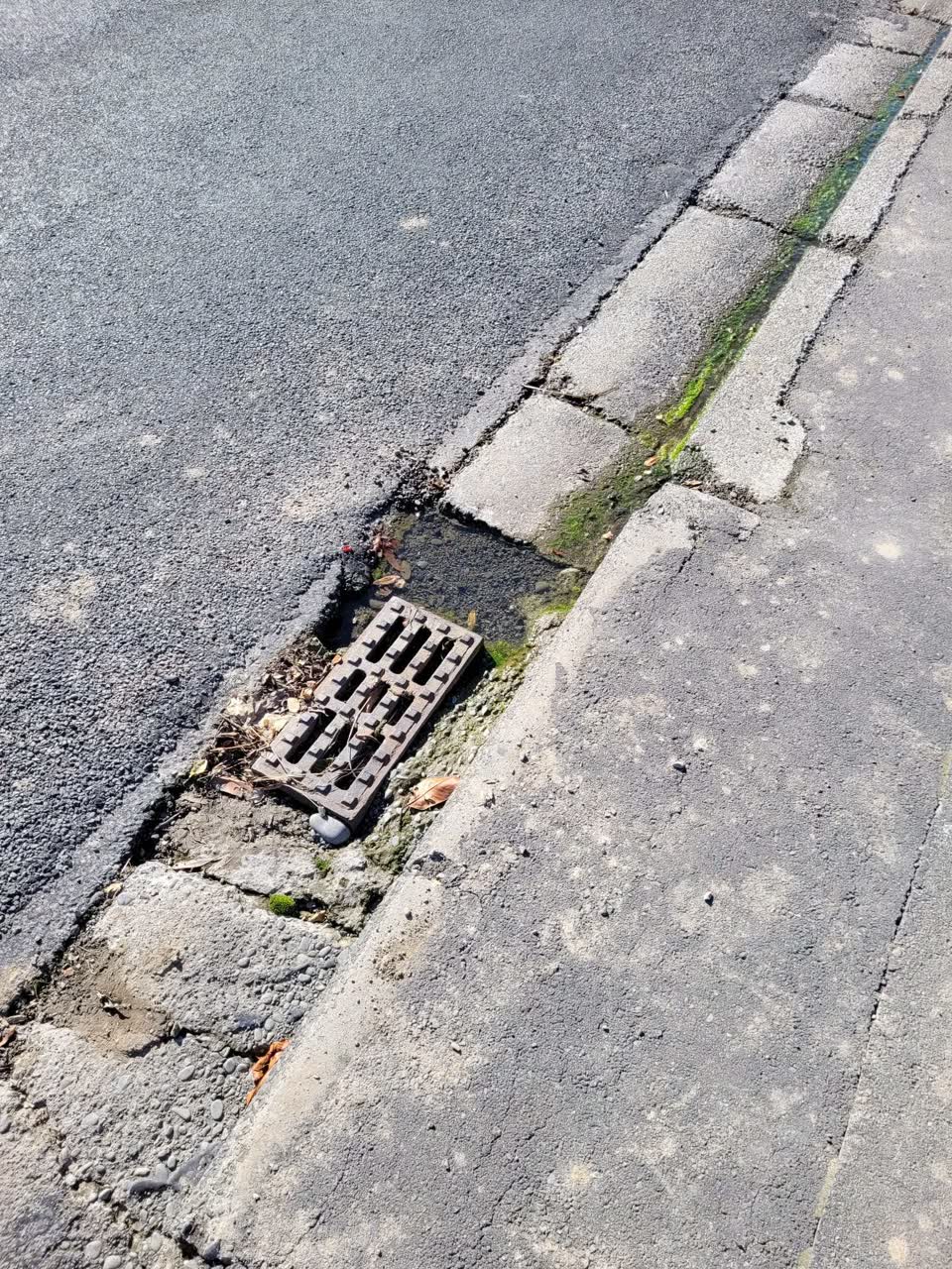 The photograph attached to this wastewater/stormwater report