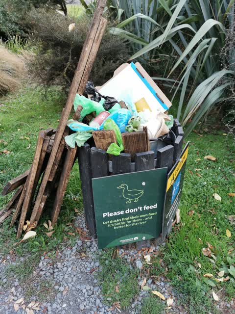 Rubbish/Recycling — a report photo